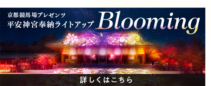 京都競馬場プレゼンツ 平安神宮奉納ライトアップ Blooming